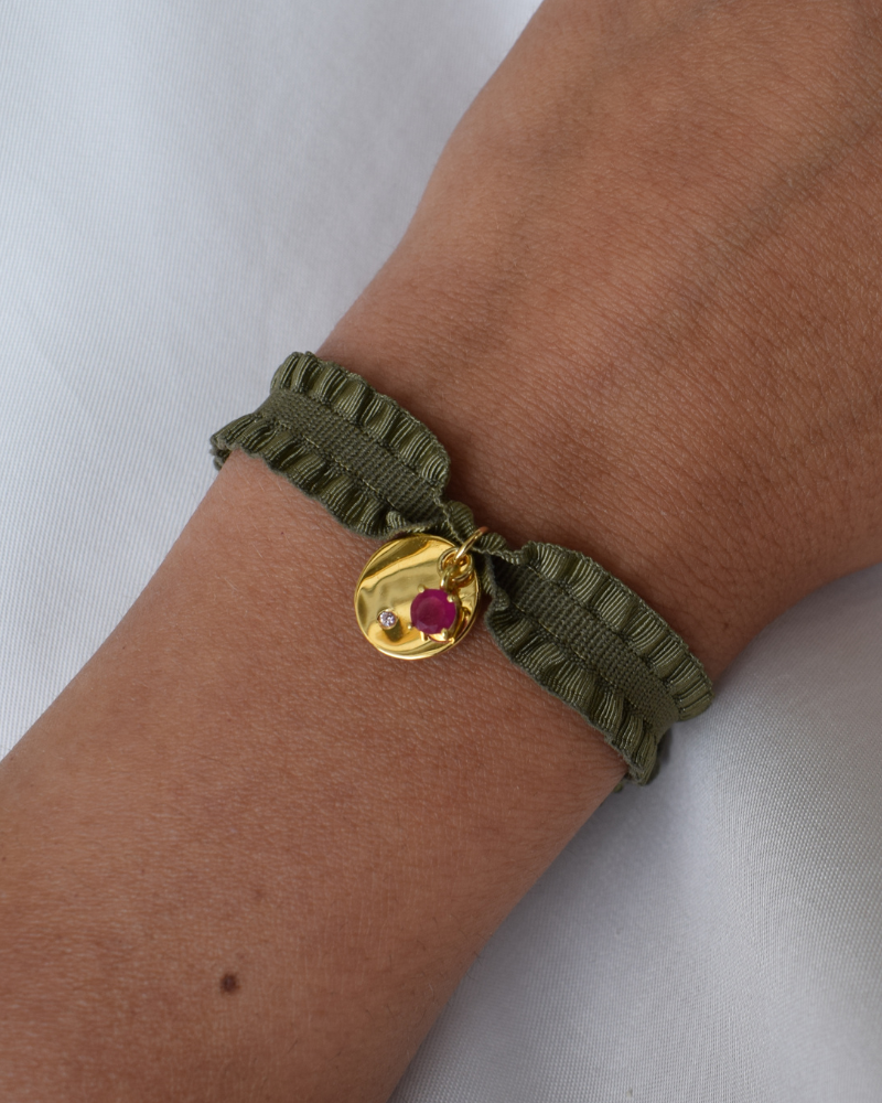 Pulsera Rizo personalizada circonita