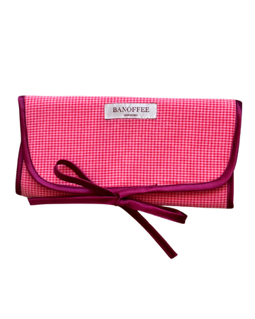 Joyero Personalizado Mini Vichy fucsia