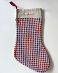 Calcetín de Navidad bordado Fco. Javier