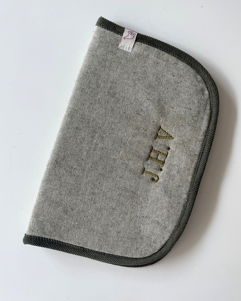 Personalised embroidered J.H.V. watchmaker