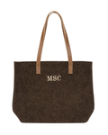 Personalised Brown Tote Bag MSC