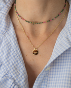 Collar Mother circonita Blanca