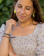 Collar Bella Turmalina light con plaquita Mamá