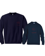 Pack sudaderas personalizadas adulto y niño disponibles en colore azul marino