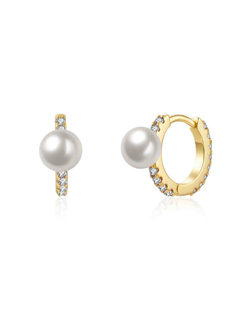 Pendientes shine pearls