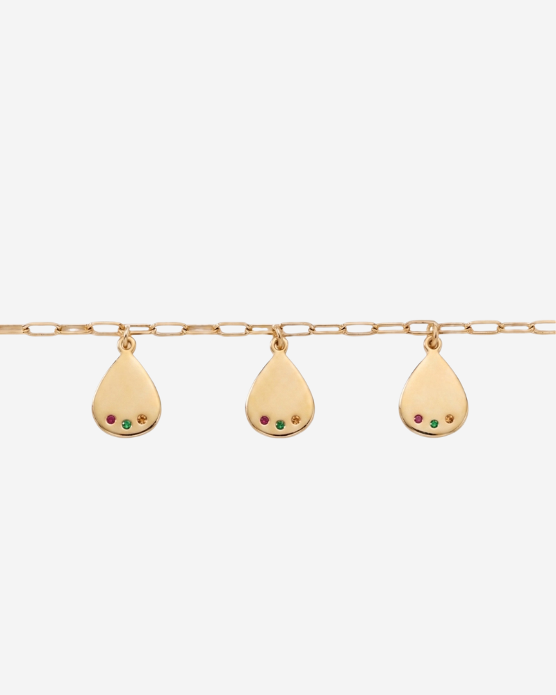 Pulsera Personalizada Gotas circonita