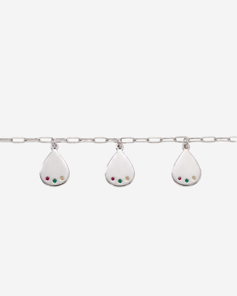 Pulsera Personalizada Gotas circonita