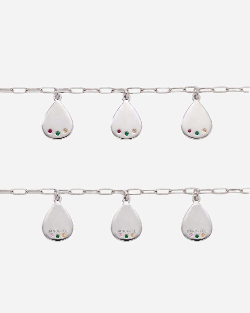 Pulsera Personalizada Gotas circonita