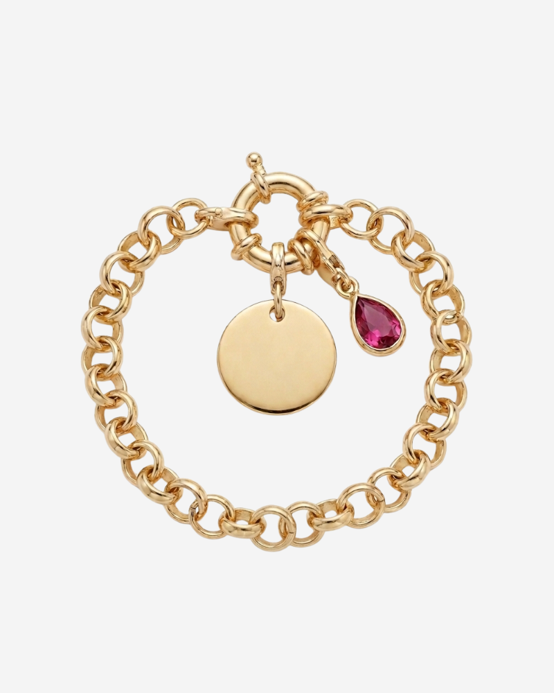 Pulsera Eternity big chain Grabada