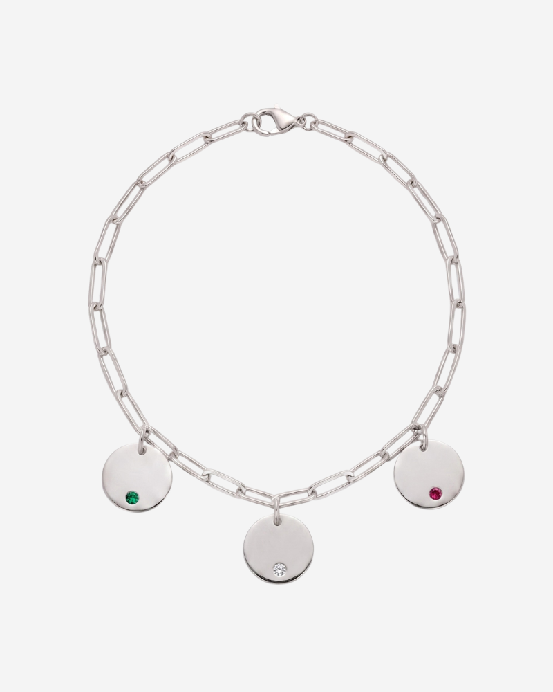 Pulsera Personalizada Plaquitas circonita