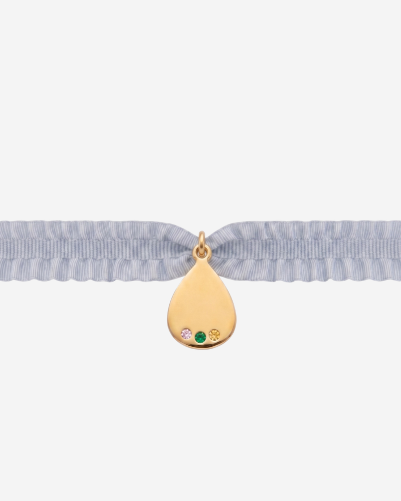 Pulsera rizo Personalizable gota multicolor