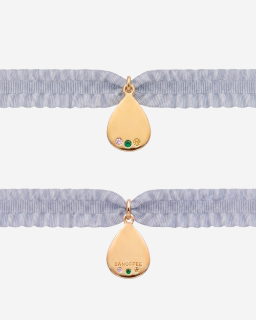 Pulsera rizo Personalizable gota multicolor