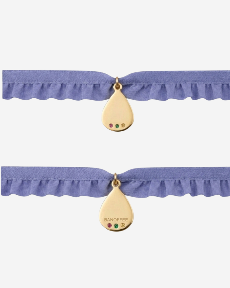 Pulsera semi rizo Personalizable gota multicolor
