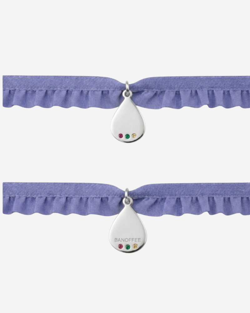 Pulsera semi rizo Personalizable gota multicolor