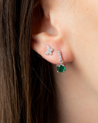 Pendientes princesa verde