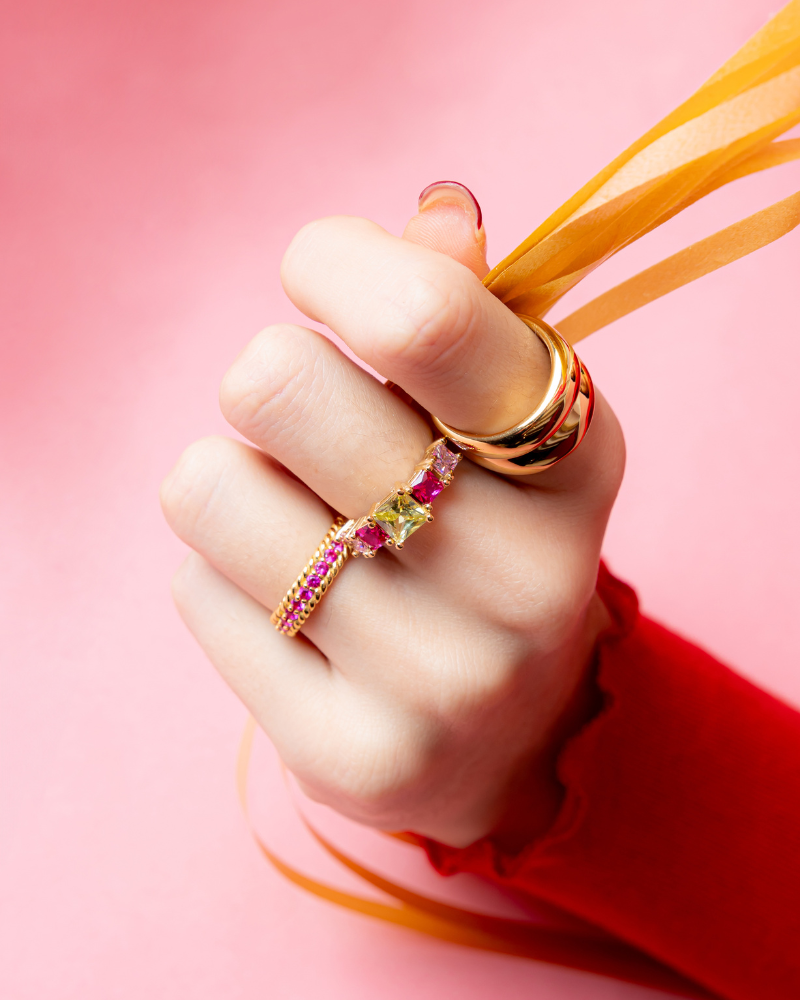 Ruby Twisted Ring