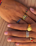 Anillo Happy face Acero
