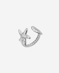 Anillo estrella con concha silver