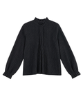 Blusa Cuadros Verde Oscuro