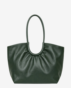Beatriz Dark Green Leather Bag – Personalized