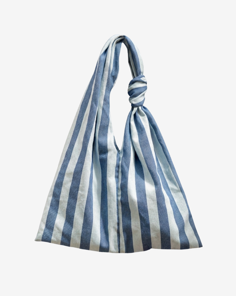 Blue stripes bag