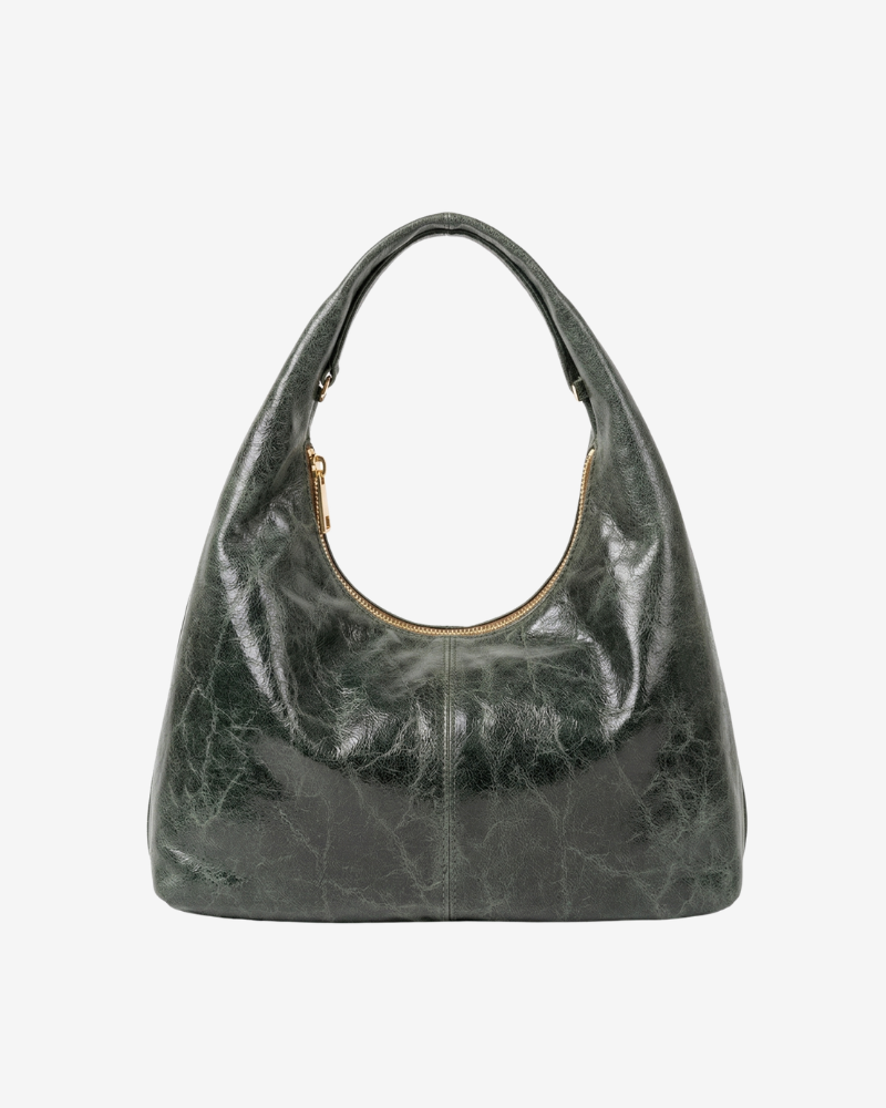 Bolso pequeño de piel verde botella ideal para el día a día mujer