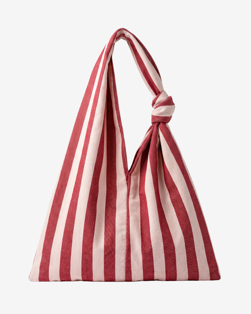 Pink stripes bag