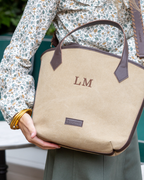 Valentina Bag – Recycled Canvas & Leather, Personalized