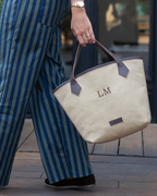 Valentina Bag – Recycled Canvas & Leather, Personalized