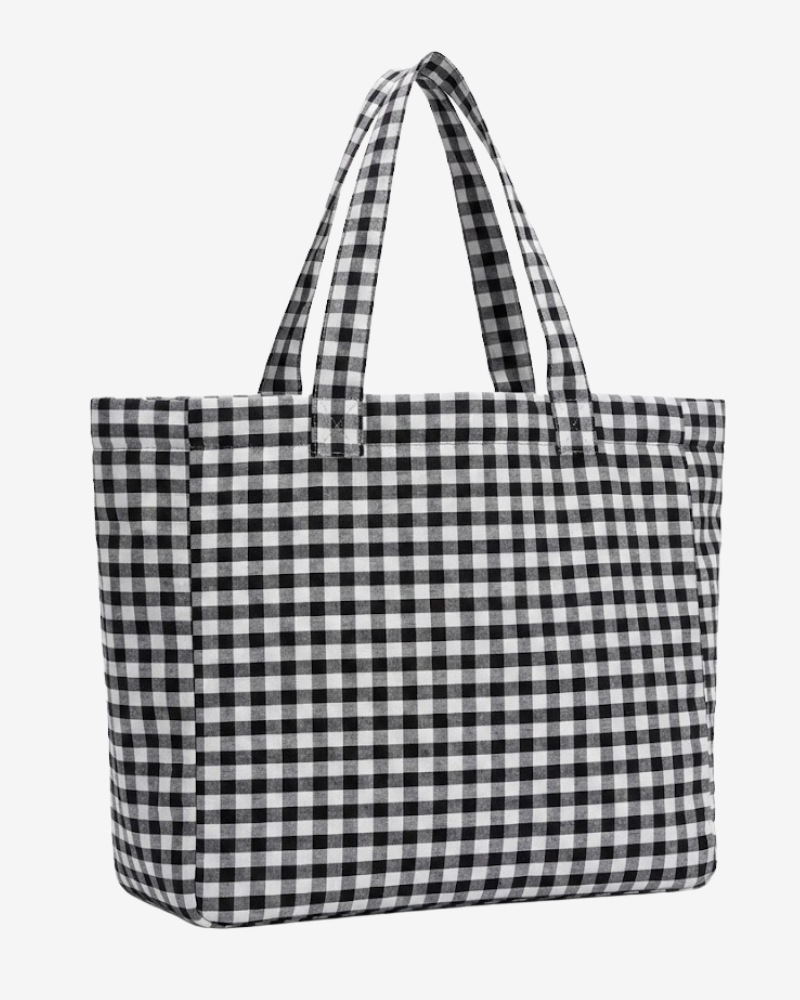 Bolso Vichy Black Flowers