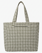 Bolso Vichy Kaki Flowers
