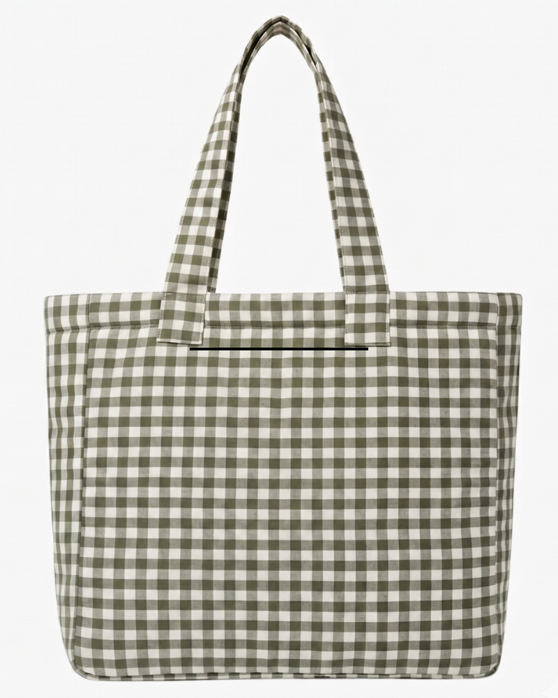 Bolso Vichy Kaki Flowers