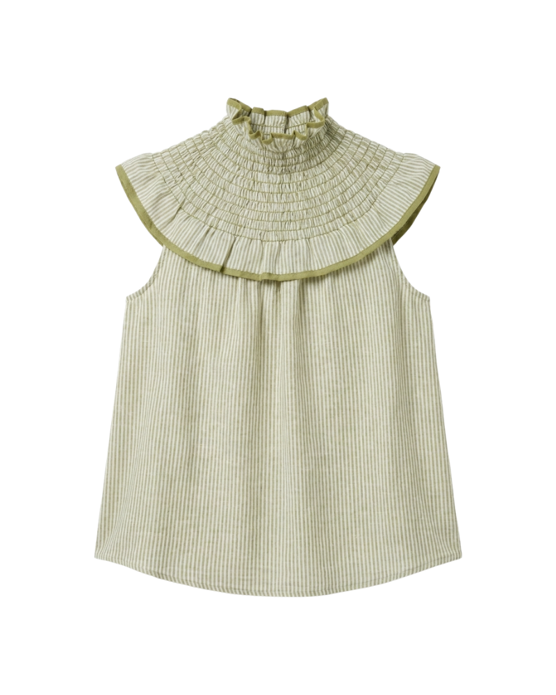 Camisa Jazmin Green Stripes