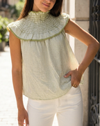 Camisa Jazmin Green Stripes