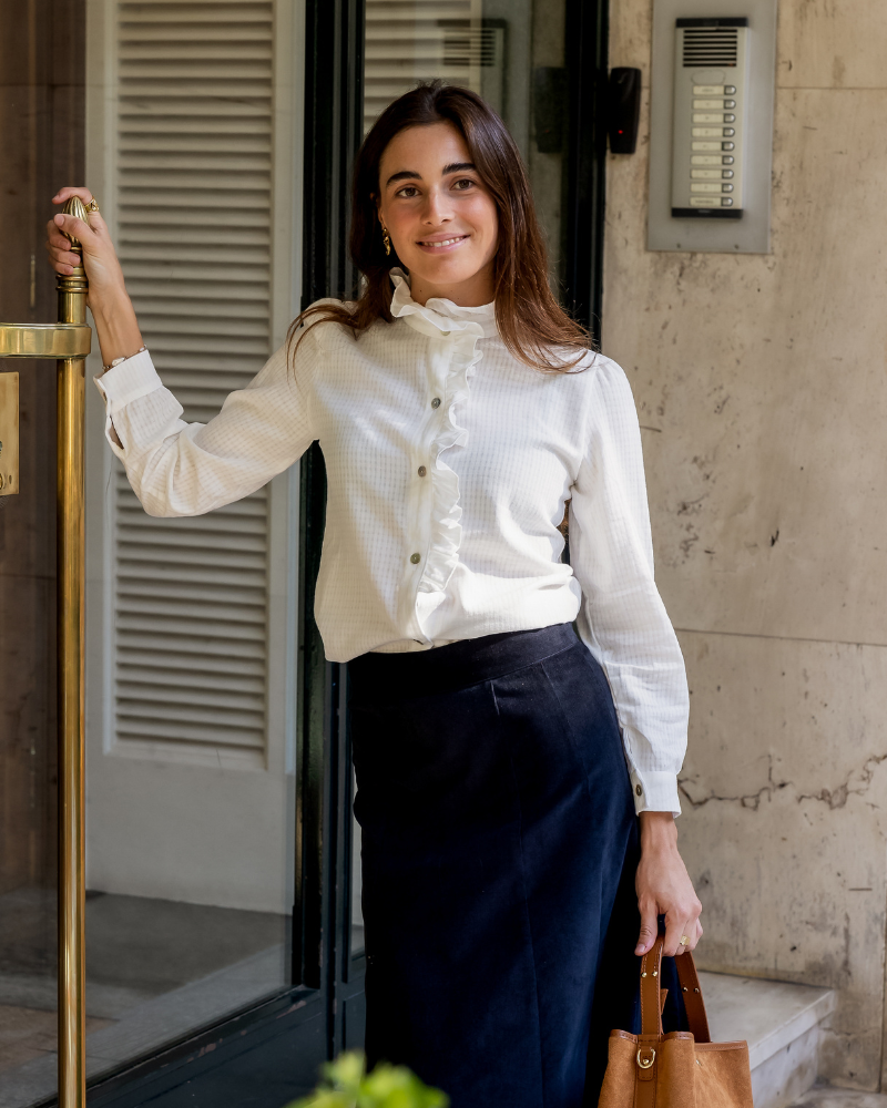 Camisa Hortensia Blanca