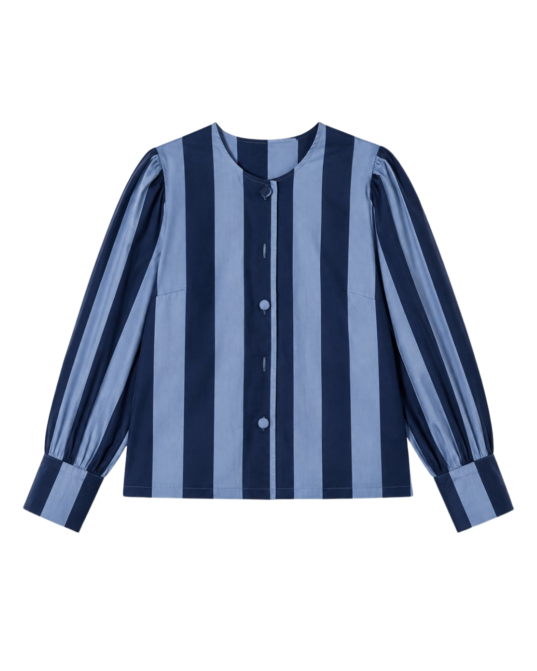 Blusa rayas tonos azules
