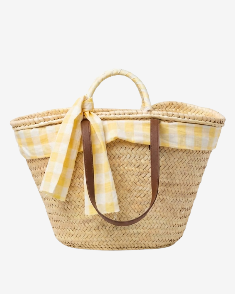 Capazo Vichy yellow