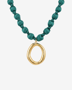 Orange Round Necklace