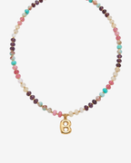 Color Initial necklace
