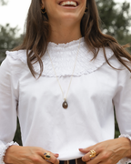 Big Drop Smoky Quartz Necklace