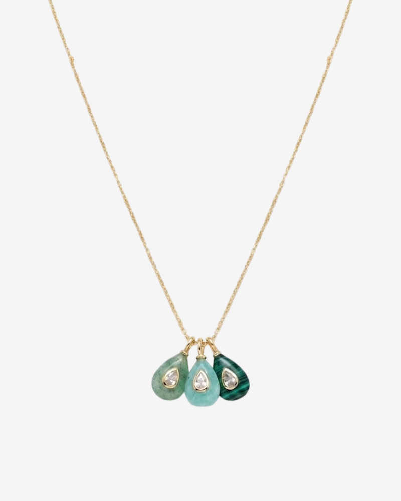 Turquoise Teardrop Necklace