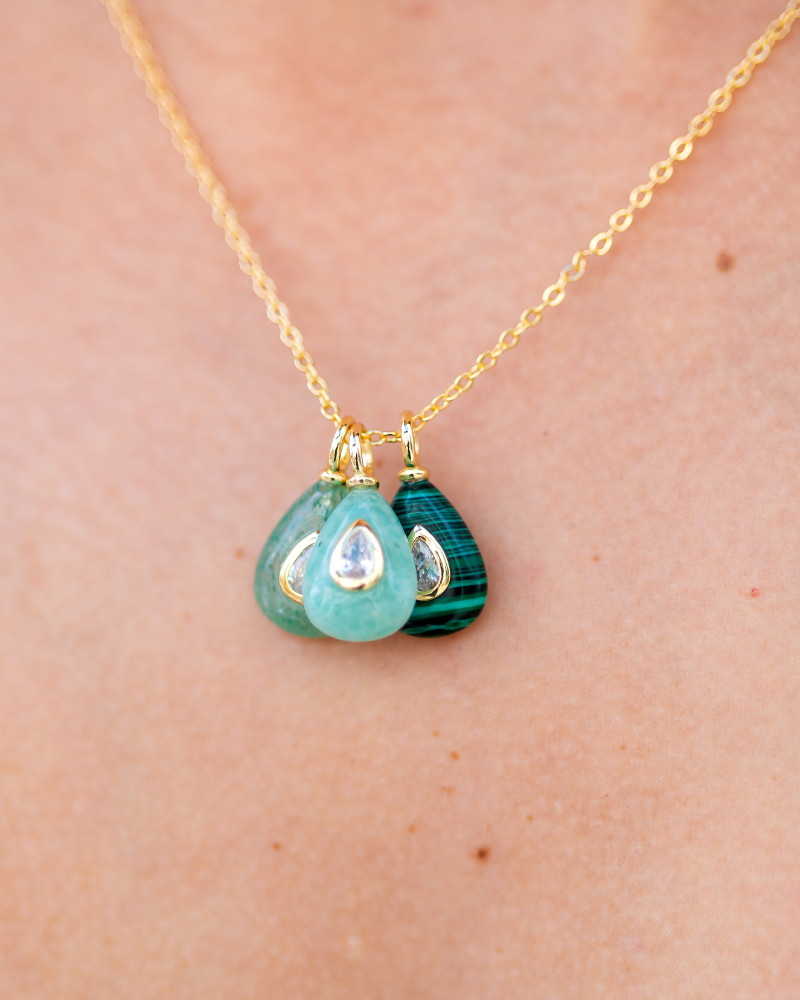 Turquoise Teardrop Necklace