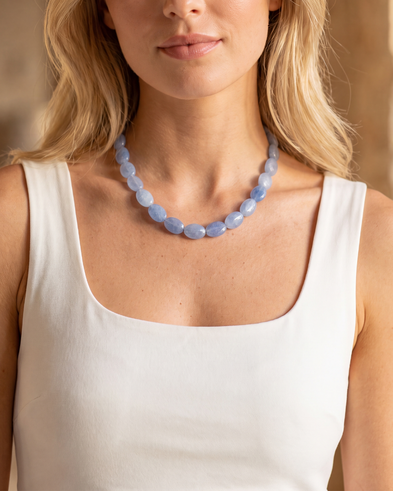 Collar Jade Azul