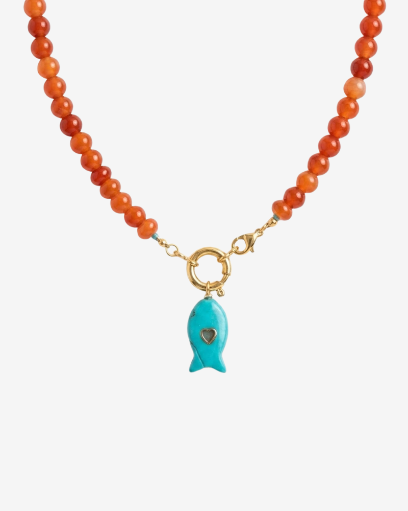Fish Orange Necklace