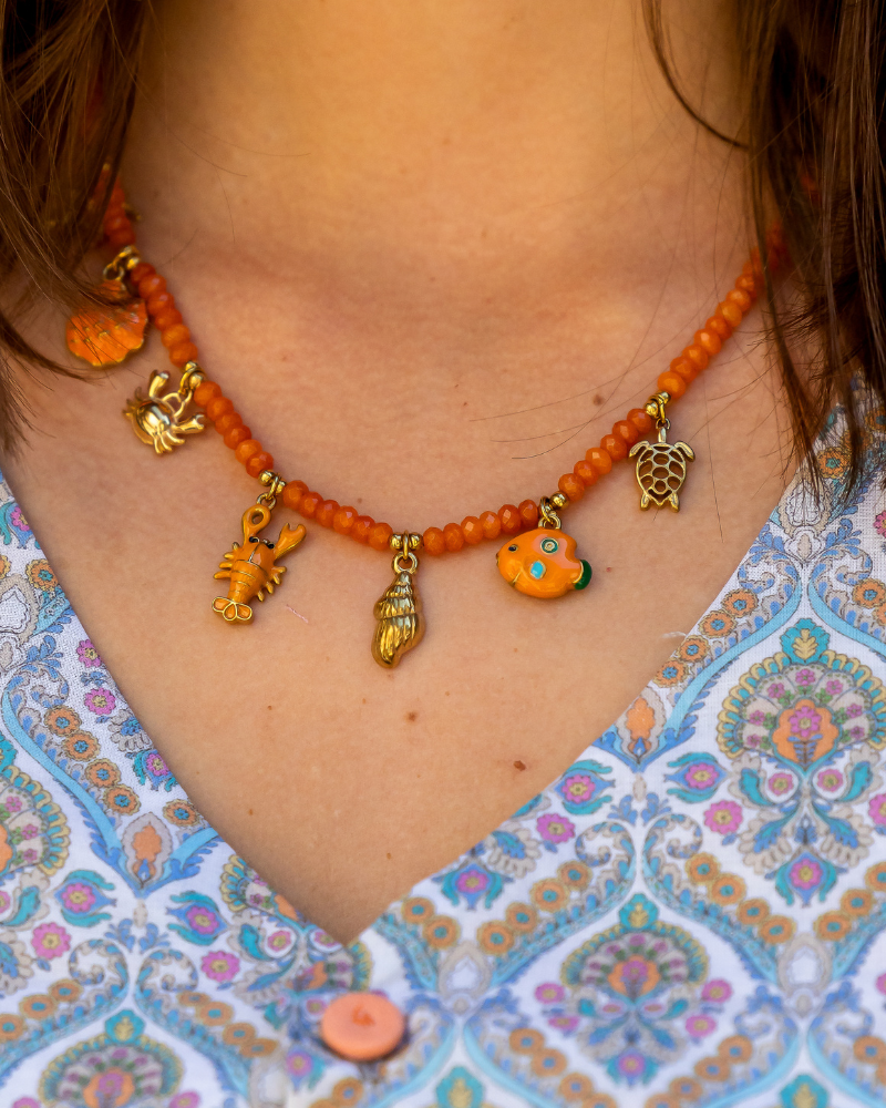 Sea Orange Necklace