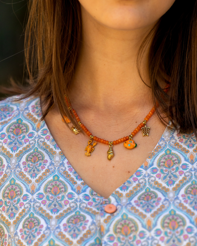 Sea Orange Necklace