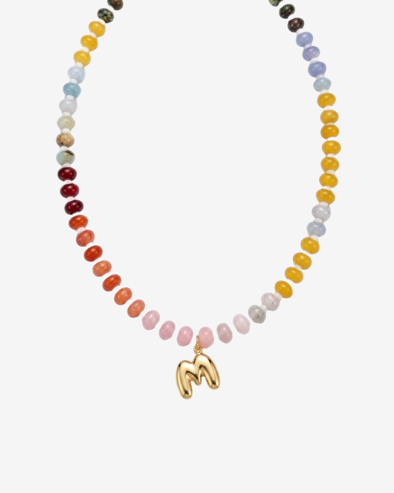 Sunset Initial necklace