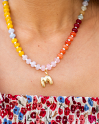 Sunset Initial necklace