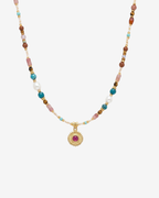 Multicoloured Sun Necklace