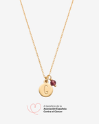 Collar Muse initial Pink